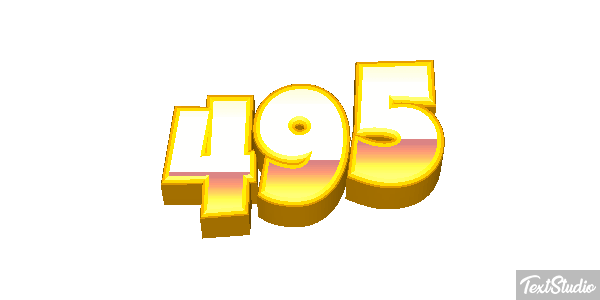 495 Tekst effect
