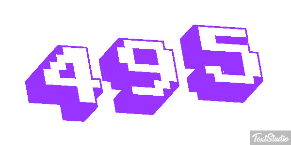 495 Tekst effect