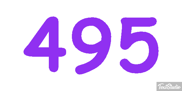 495 Tekst effect