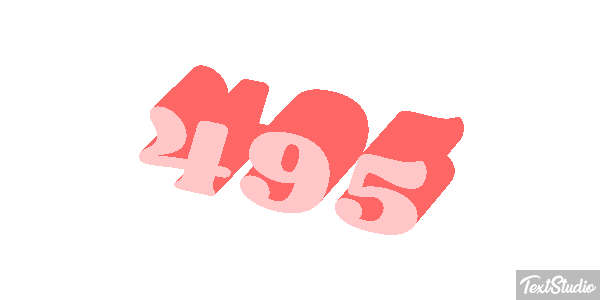 495 Tekst effect