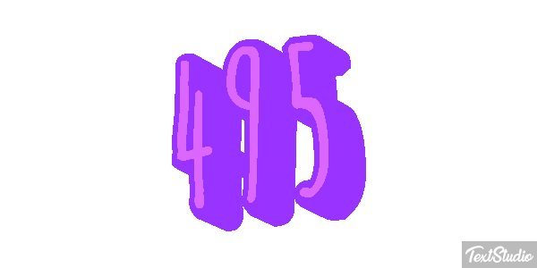 495 Tekst effect