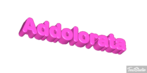 Addolorata Текстовый эффект