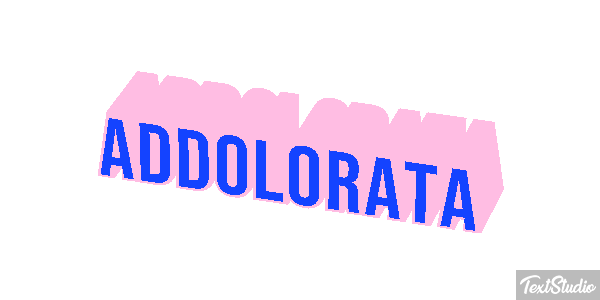 Addolorata Текстовый эффект