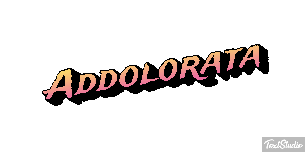 Addolorata Текстовый эффект