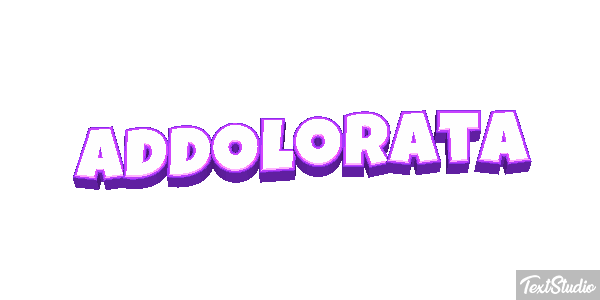 Addolorata Текстовый эффект