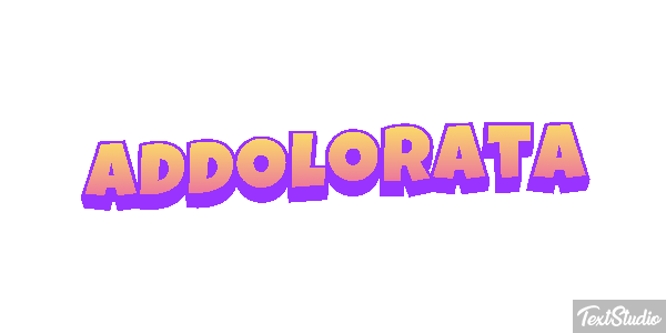 Addolorata Текстовый эффект