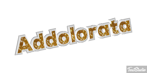 Addolorata Текстовый эффект