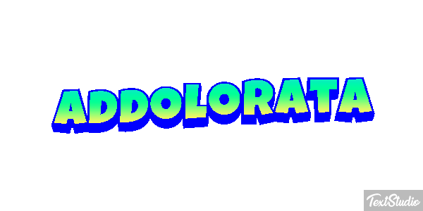 Addolorata Текстовый эффект