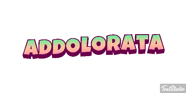 Addolorata Текстовый эффект