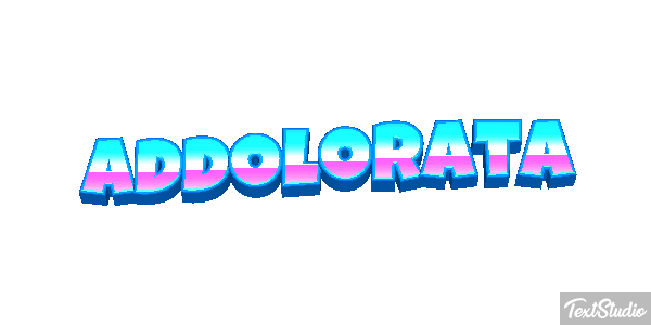 Addolorata Текстовый эффект