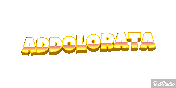 Addolorata Текстовый эффект