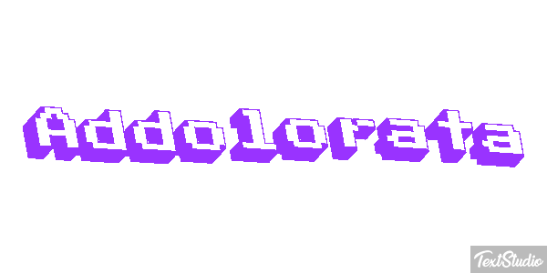 Addolorata Текстовый эффект