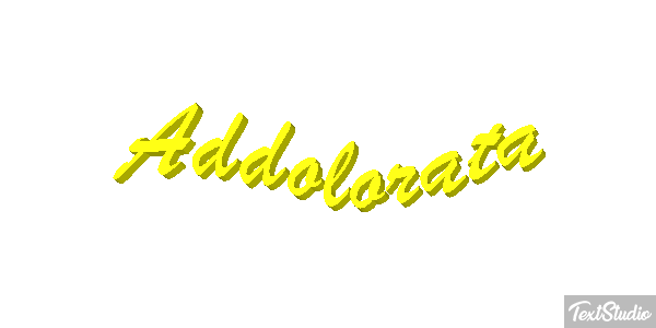 Addolorata Текстовый эффект