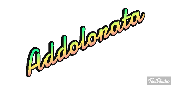 Addolorata Текстовый эффект