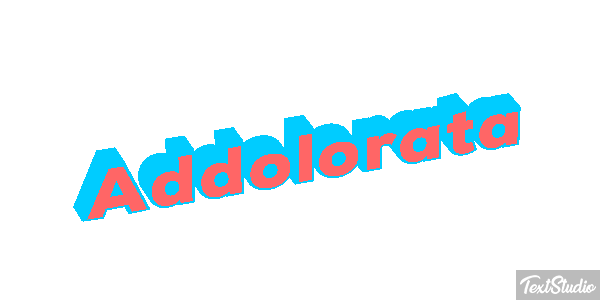 Addolorata Текстовый эффект
