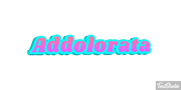 Addolorata Текстовый эффект