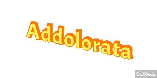 Addolorata Текстовый эффект