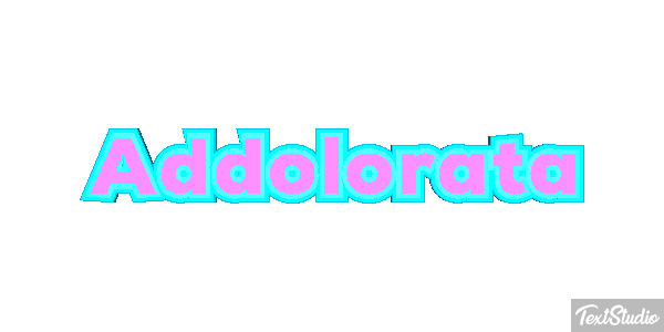 Addolorata Текстовый эффект