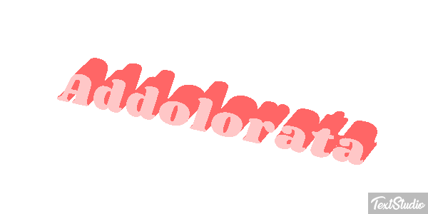 Addolorata Текстовый эффект