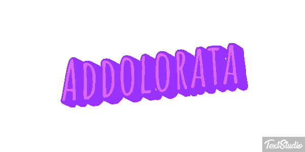 Addolorata Текстовый эффект