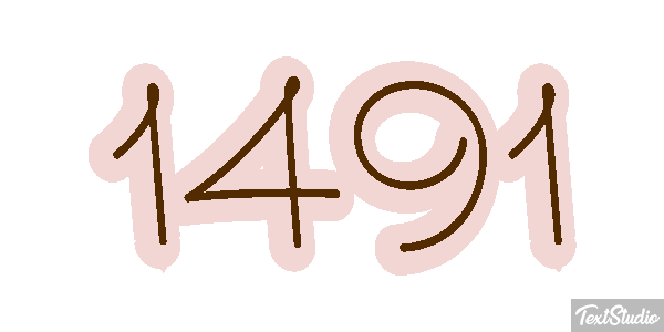 1491 Text effect