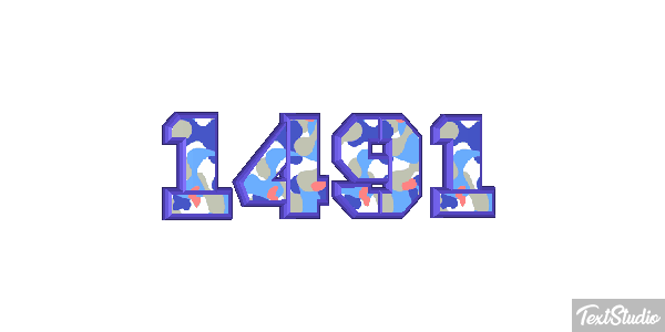 1491 Text effect