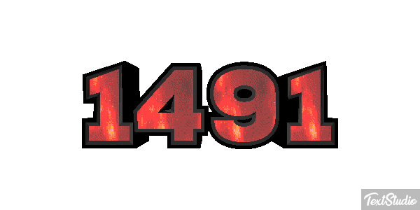 1491 Text effect