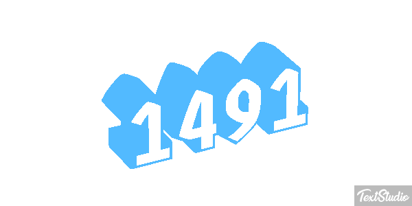 1491 Text effect