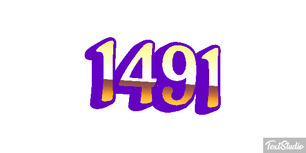 1491 Text effect