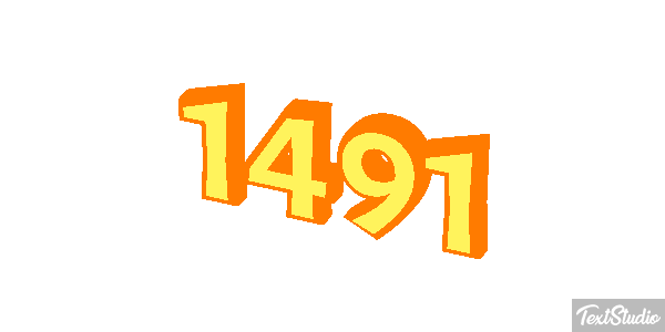1491 Text effect