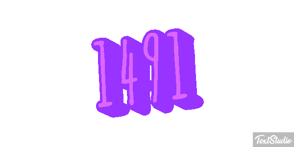 1491 Text effect