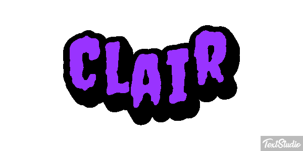 Clair Effet de texte