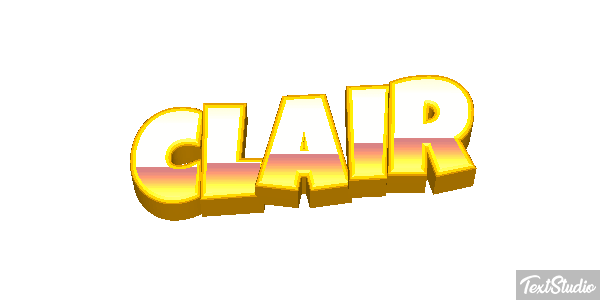 Clair Effet de texte