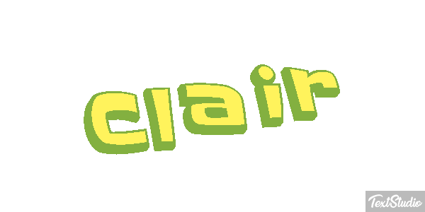 Clair Effet de texte