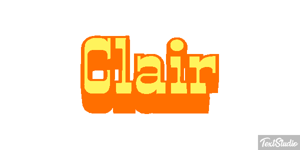 Clair Effet de texte