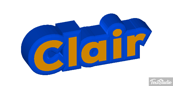 Clair Effet de texte