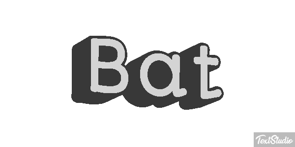 Bat Efeito do texto