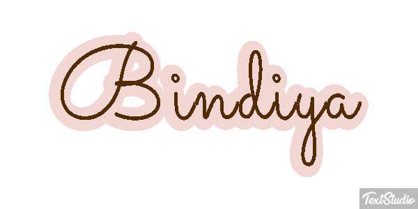 Bindiya Text effect