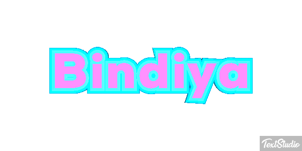 Bindiya Text effect