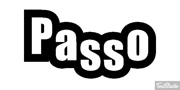 Passo Efeito do texto