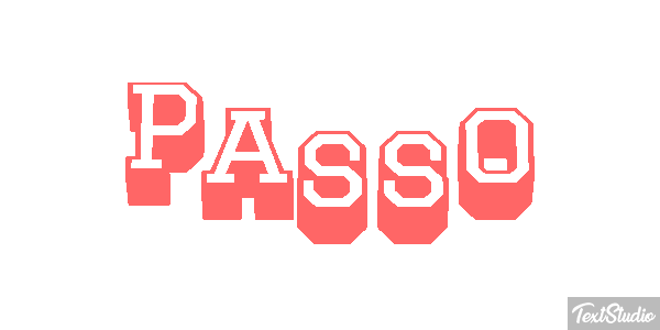 Passo Efeito do texto