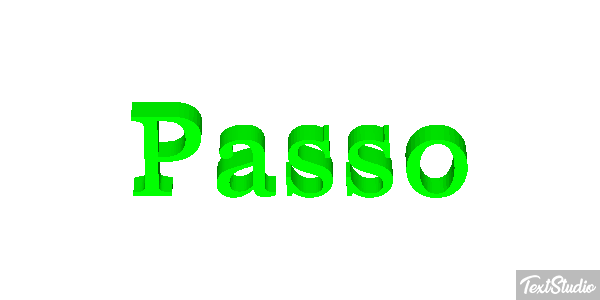 Passo Efeito do texto