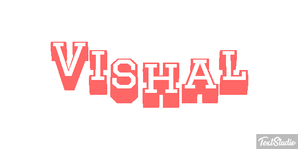 Vishal Effet de texte