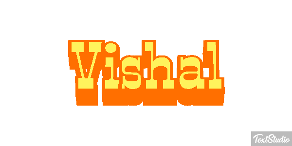 Vishal Effet de texte