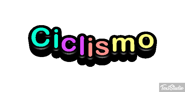 Ciclismo Effetto testo