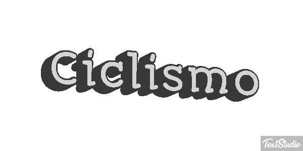 Ciclismo Effetto testo