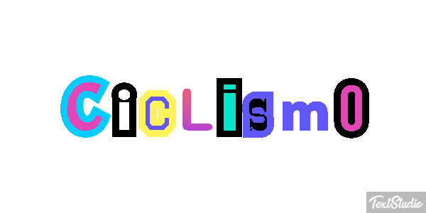 Ciclismo Effetto testo