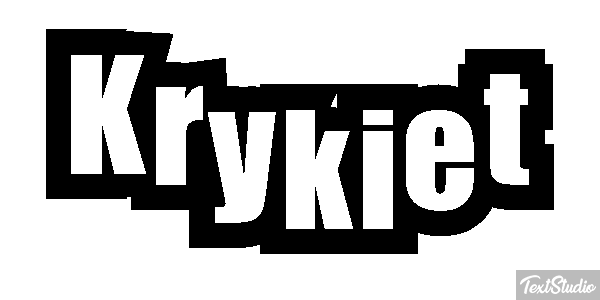 Krykiet Efekt tekstowy