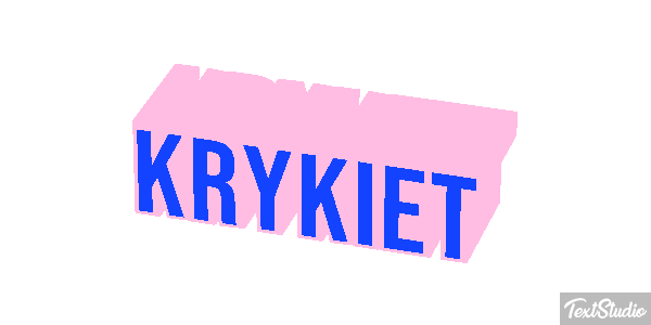 Krykiet Efekt tekstowy