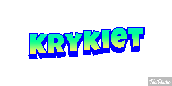 Krykiet Efekt tekstowy